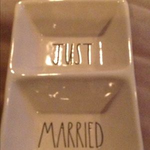 Rae Dunn Divided Dish - Just Married